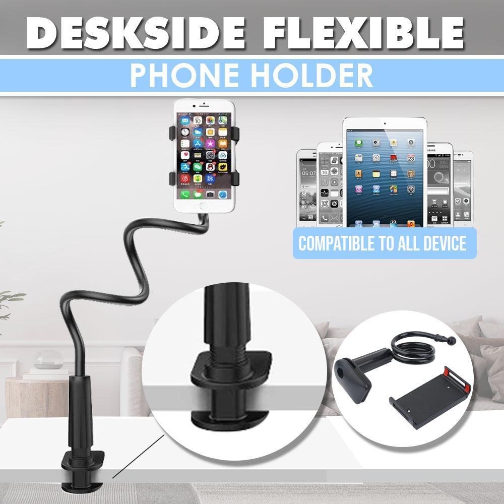 Spiral Base And Stable Lazy Clip Phone Holder